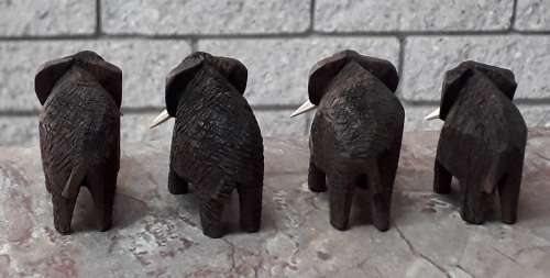 Tiny Elephants - wood (+free shipping)